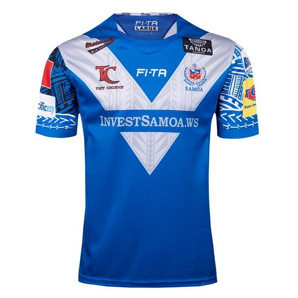 Maillot Rugby Samoa Domicile 2017 2018 Bleu